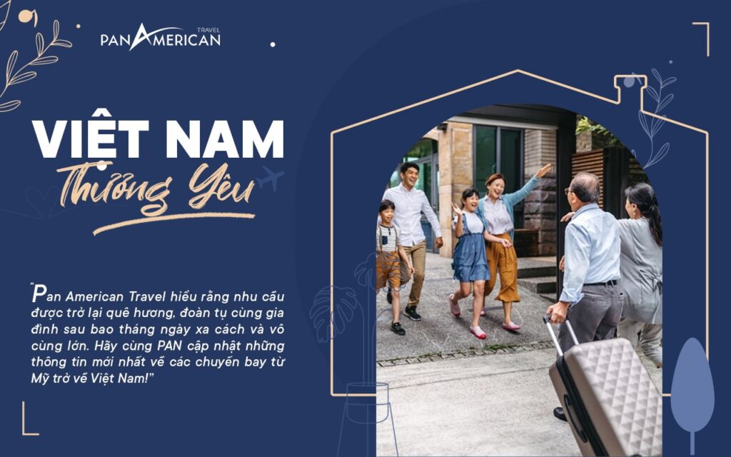 các chuyến bay từ Mỹ về Việt Nam