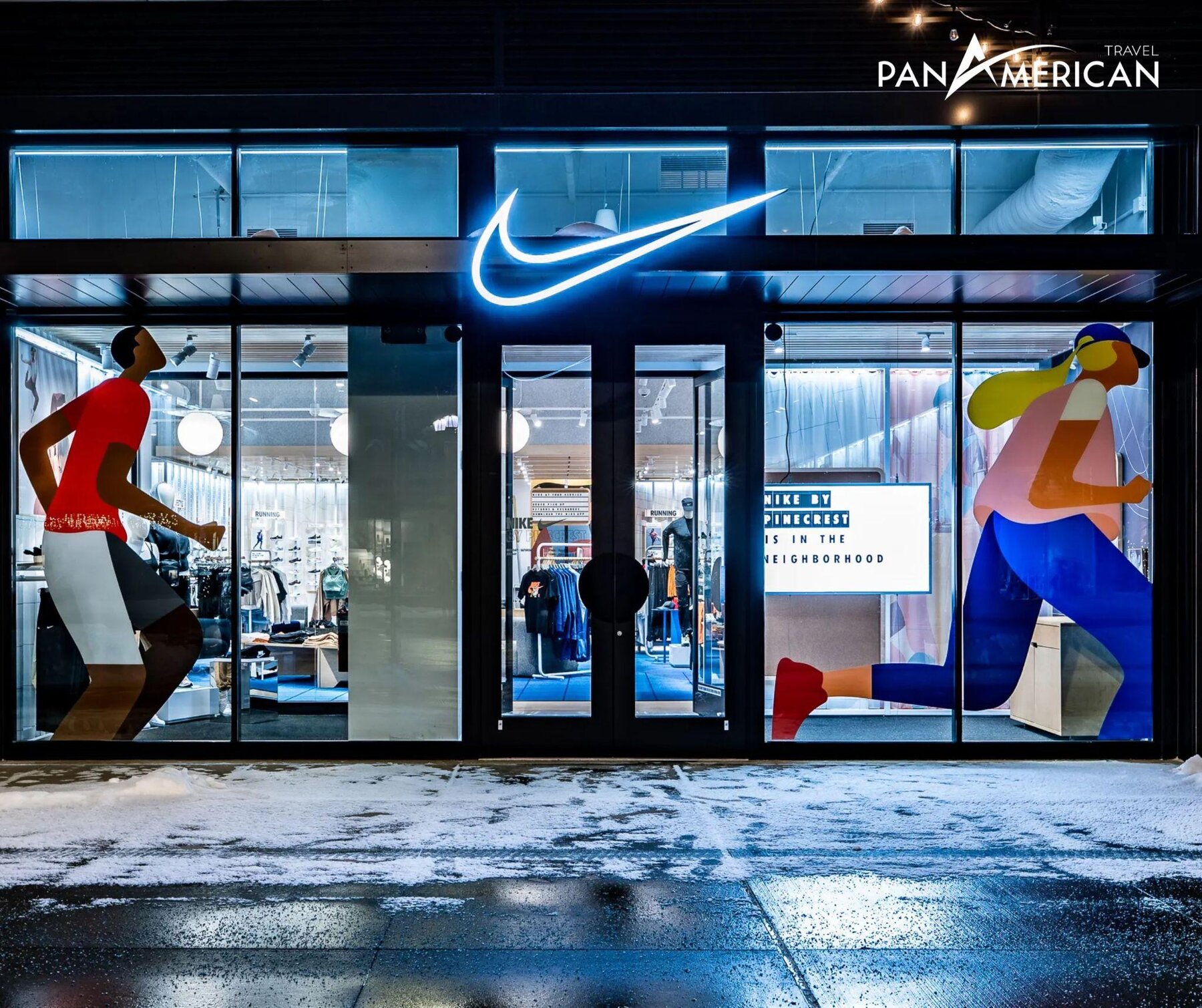 Cửa hàng Nike phổ biến ở Mỹ