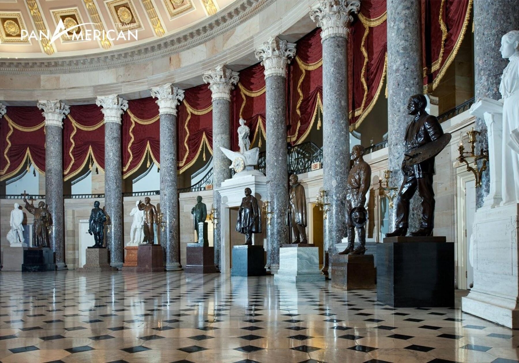 National Statuary Hall bên trong điện Capitol