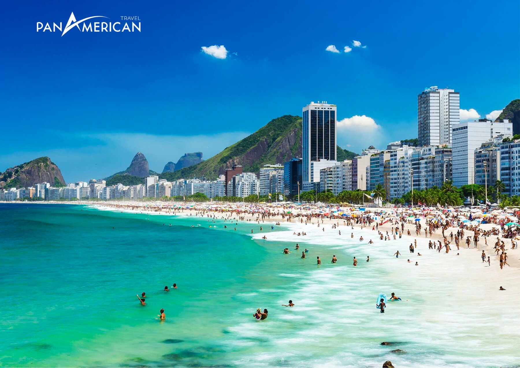 Bãi biển Copacabana là một trong những bãi biển nổi tiếng nhất thế giới