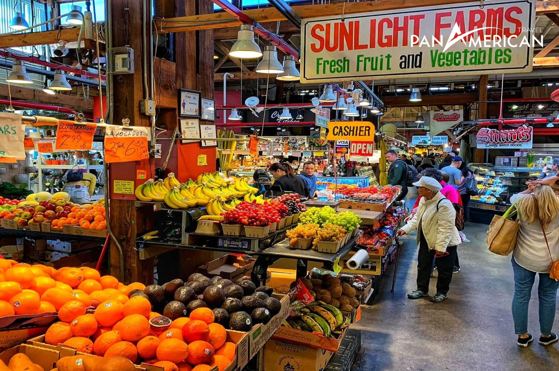 Những khu chợ ở Vancouver luôn thu hút đông đảo khách du lịch