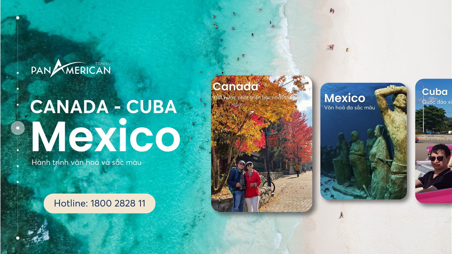 Hành trình Canada - Cuba - Mexico của Pan American Travel 