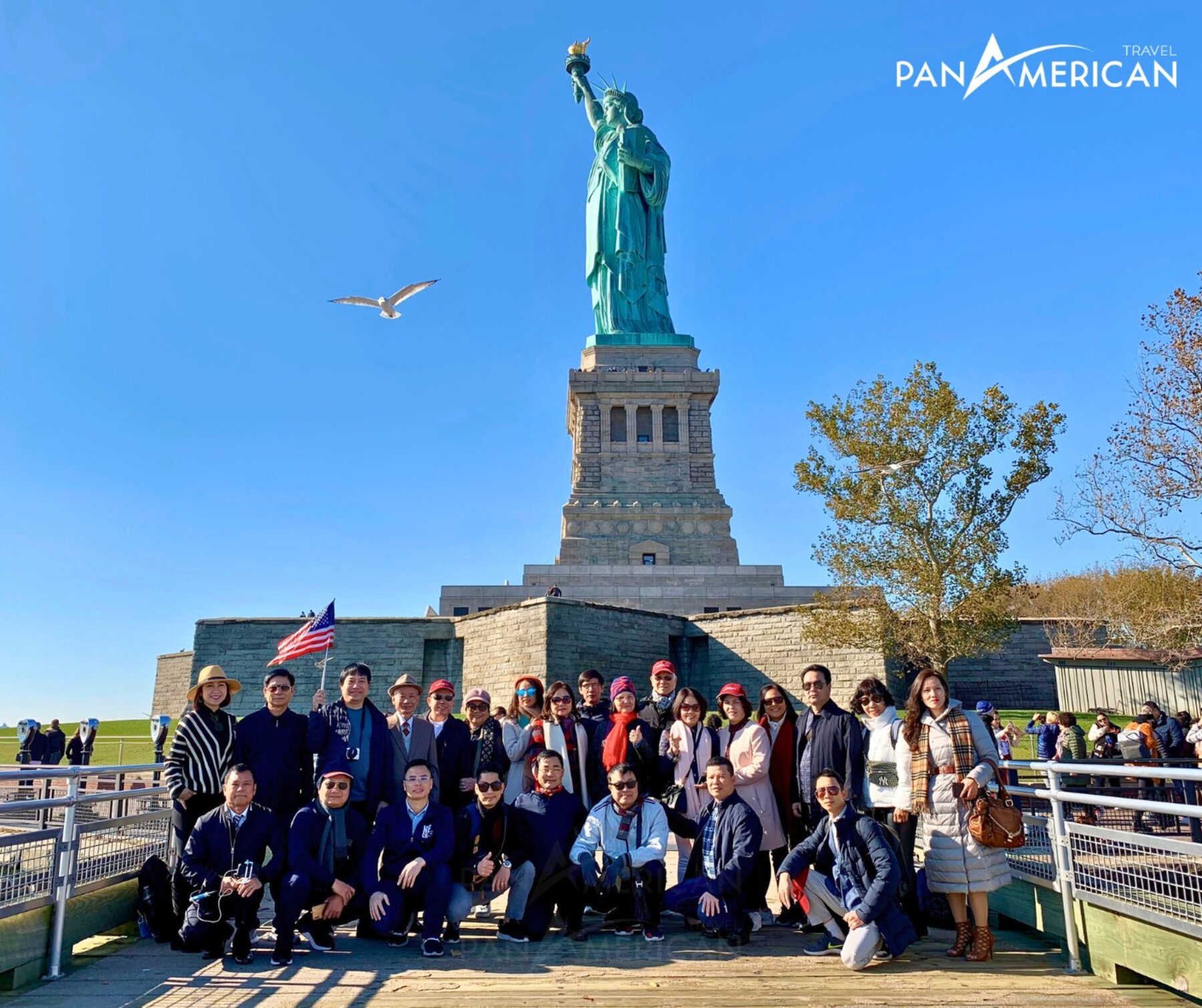 Hình ảnh khách hàng của Pan American Travel trong hành trình Mỹ 10N9D 