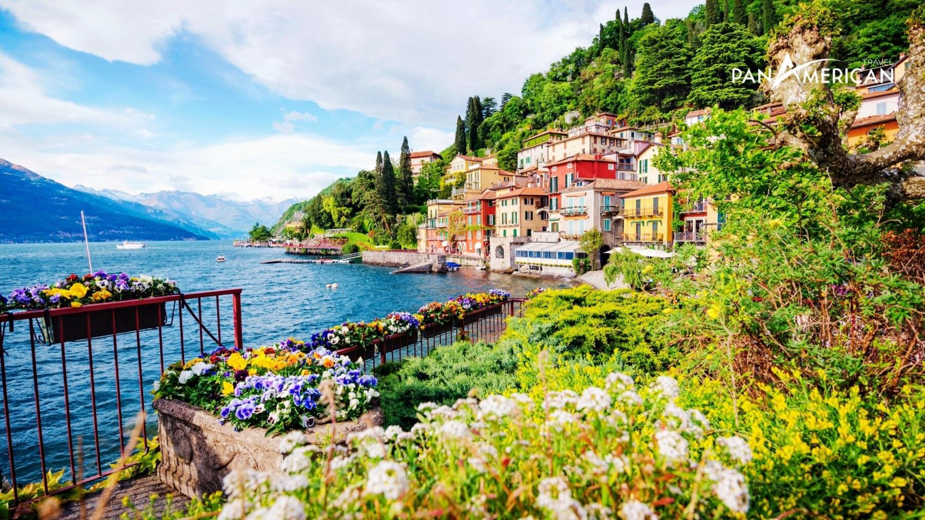 Hồ Como với các ngôi làng sắc màu ven biển 
