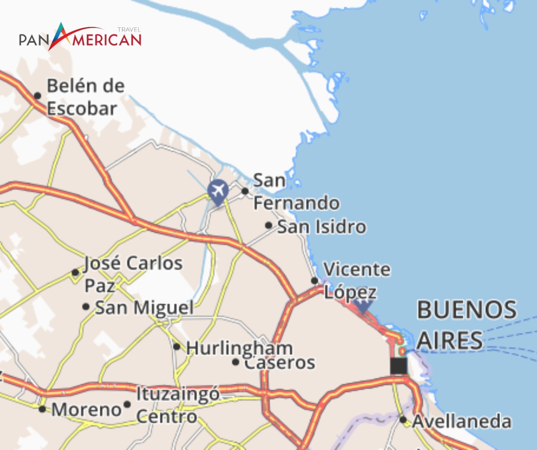 San Isidro cách trung tâm Buenos Aires 28km 