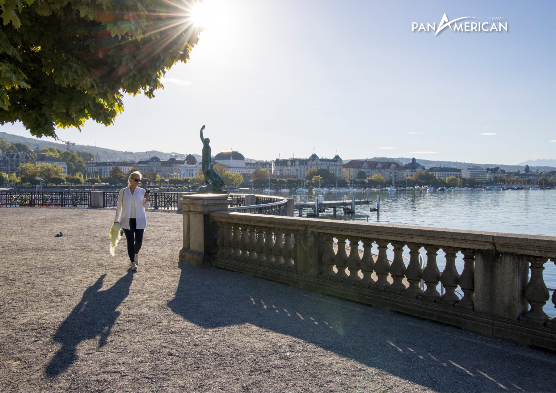 Tản bộ bên hồ Zurich thơ mộng