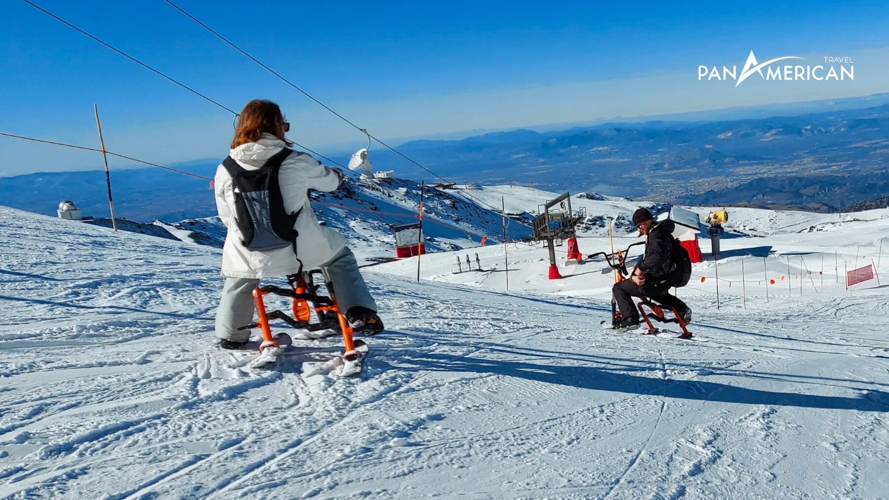 Trượt tuyết tại núi Sierra Nevada 