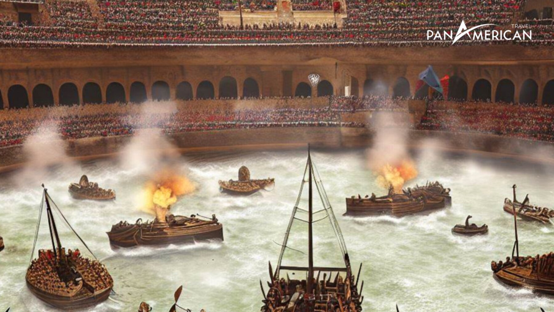 Đấu trường La Mã có thể sử dụng để phô diễn những trận thuỷ chiến
