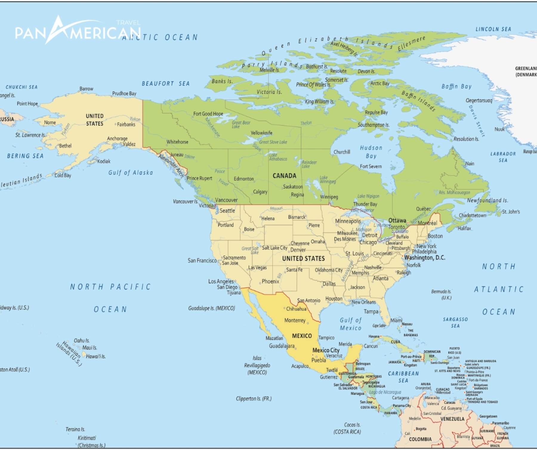 Bản đồ Châu Mỹ