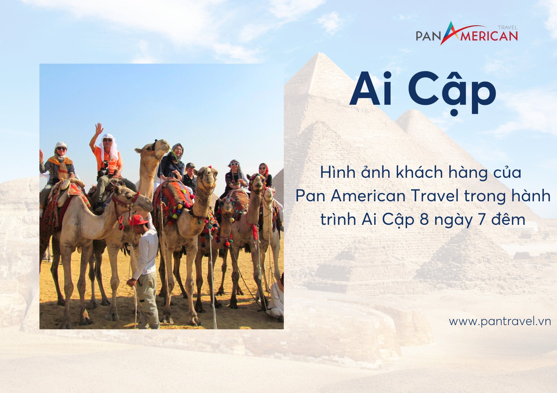 Hình ảnh khách hàng của Pan American Travel trong tour du lịch châu Phi - Hành trình khám phá Ai Cập cổ đại 8 ngày 7 đêm.