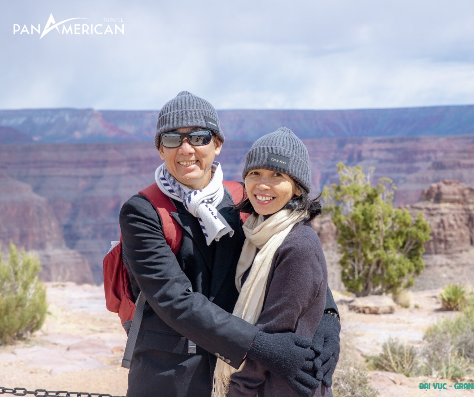Khách hàng Pan American Travel check in tại Grand Canyon