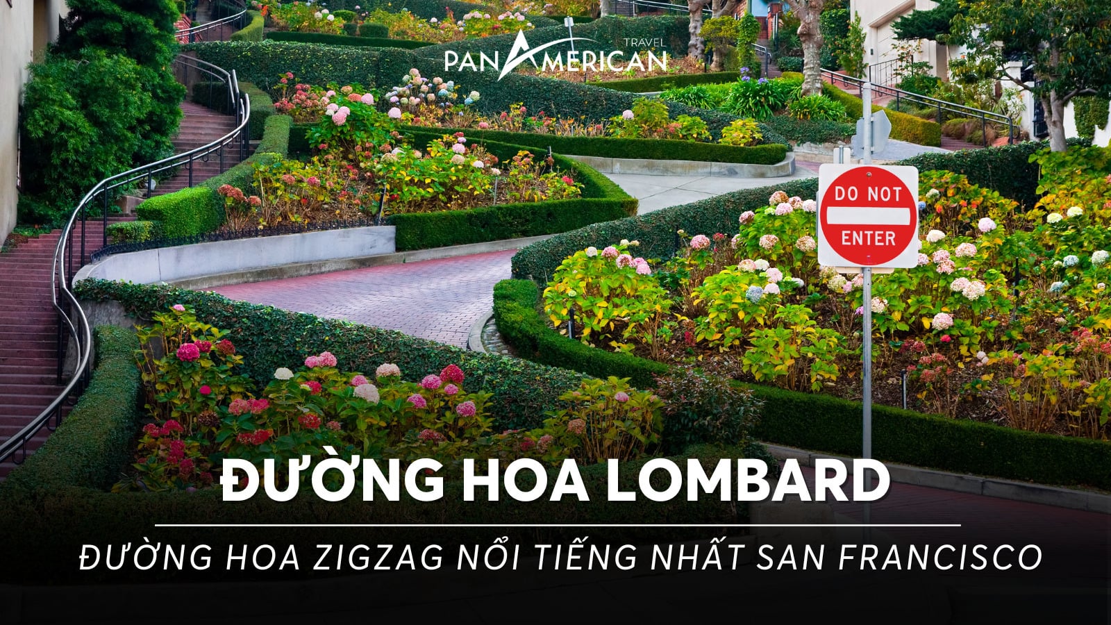 Đường hoa Lombard - Đường hoa zigzag nổi tiếng nhất San Francisco