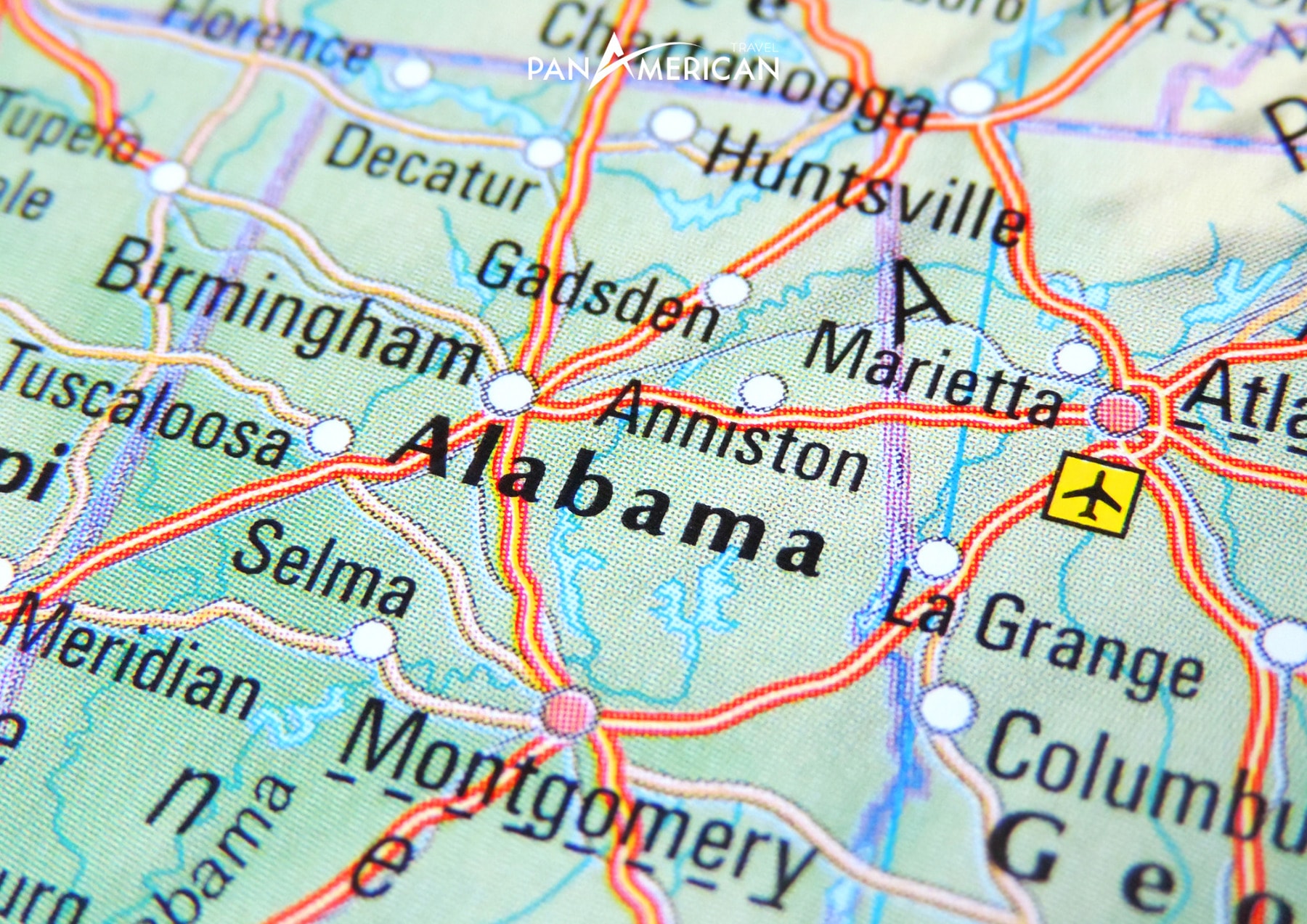 Vị trí địa lý của Alabama trên bản đồ nước Mỹ Vị trí địa lý của Alabama trên bản đồ nước Mỹ