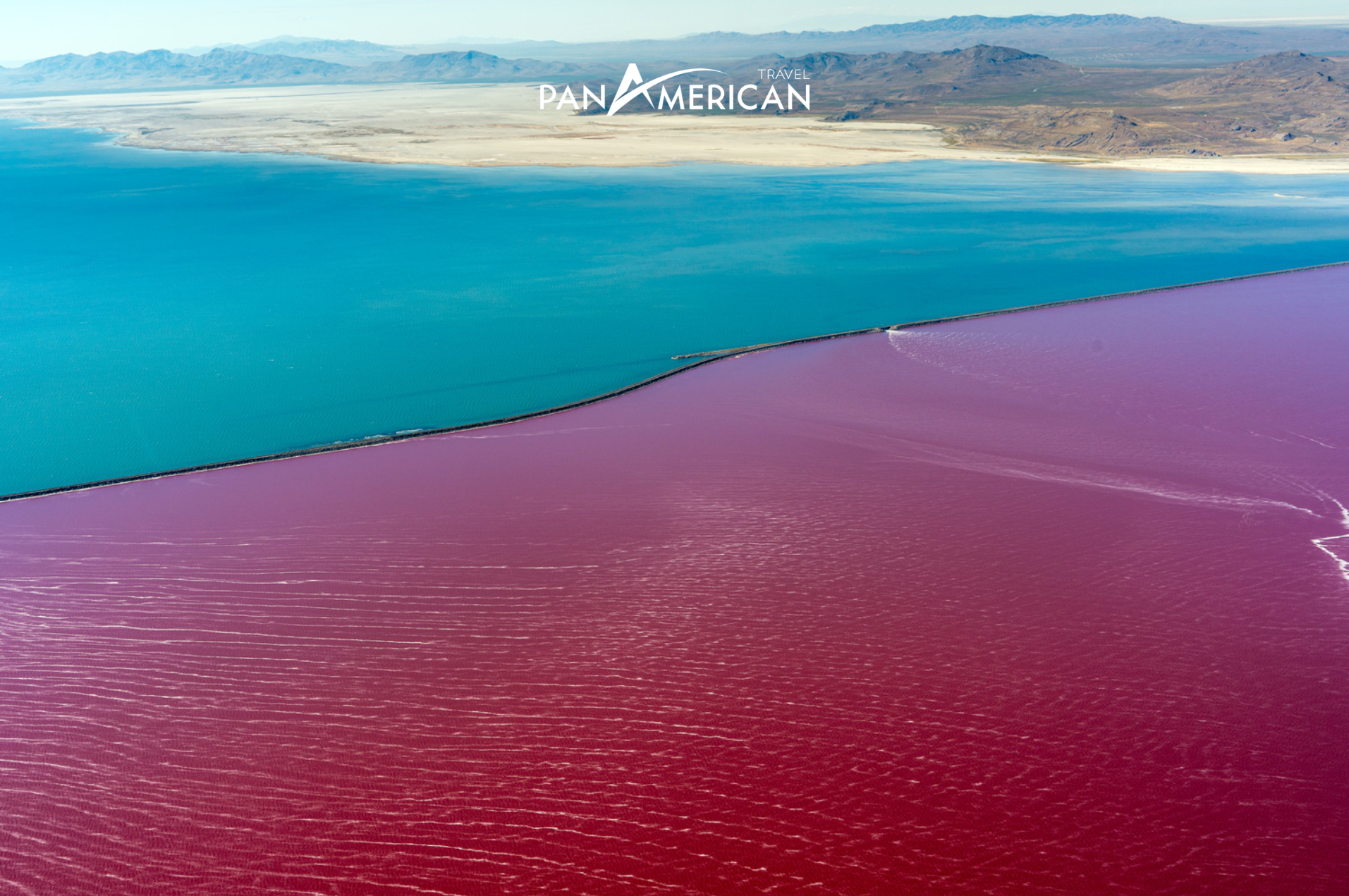 Great Salt Lake – hồ nước hai màu kỳ bí