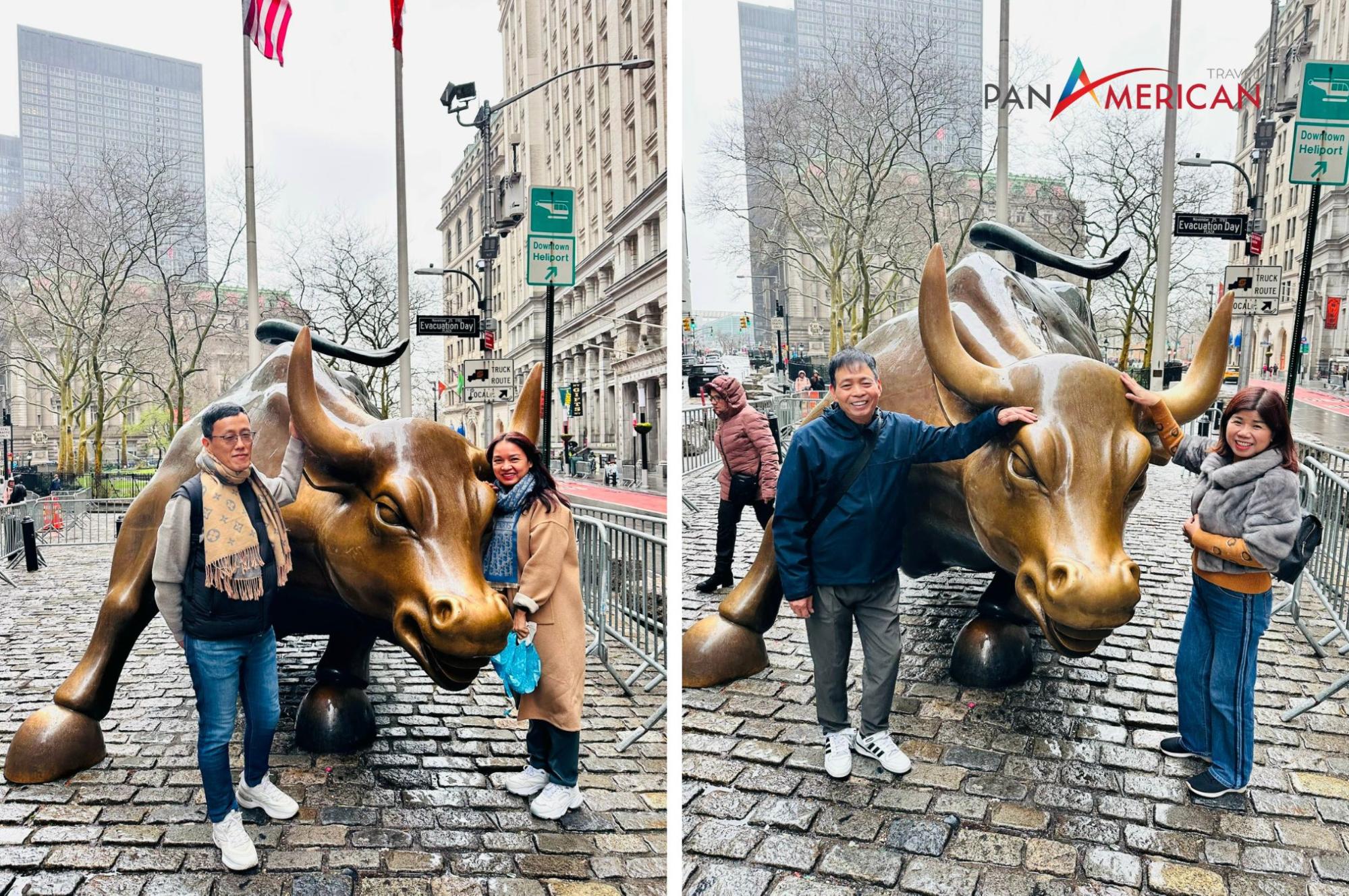 Trải nghiệm sờ đầu bò để cầu may tài lộc cùng khách hàng Pan American Travel